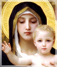 Virgin of the Lilies, William-Adolphe Bouguereau